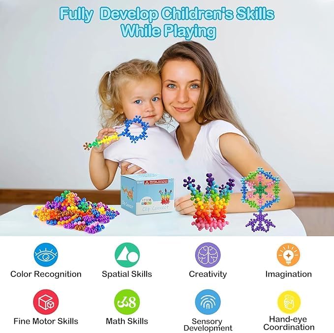 Toy Magic Star Interlink Construction Play