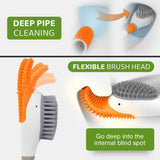 Duck Shape Silicone Bathroom Toilet Brush