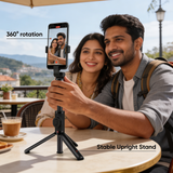Foldable Tripod Selfie Stick with Bluetooth Remote Control