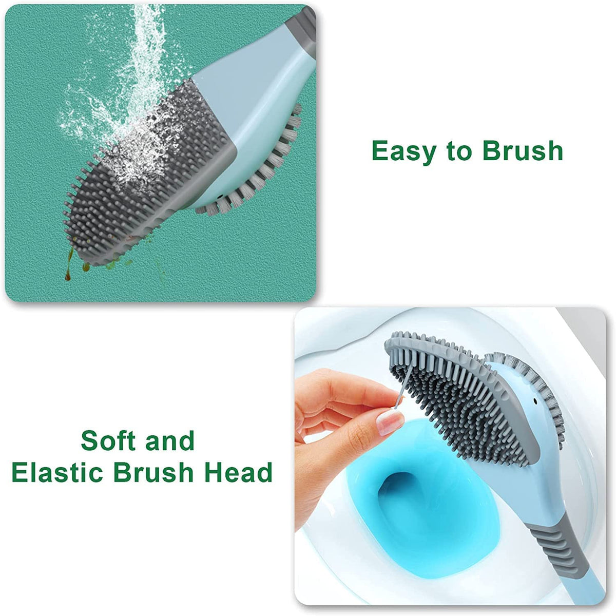 Duck Shape Silicone Bathroom Toilet Brush