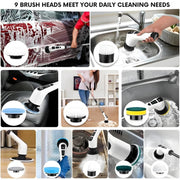 9 in 1 Electric Spin Scrubber