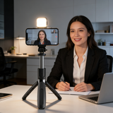 Foldable Tripod Selfie Stick with Bluetooth Remote Control