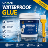 Transparent waterproof glue
