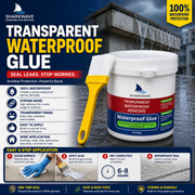 Transparent waterproof glue