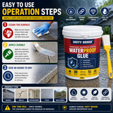 Transparent waterproof glue