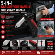5-in-1 Car Support Handle with Window Breaker