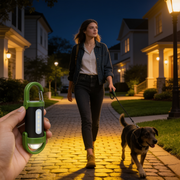 Mini LED Flashlight with Carabiner Clip