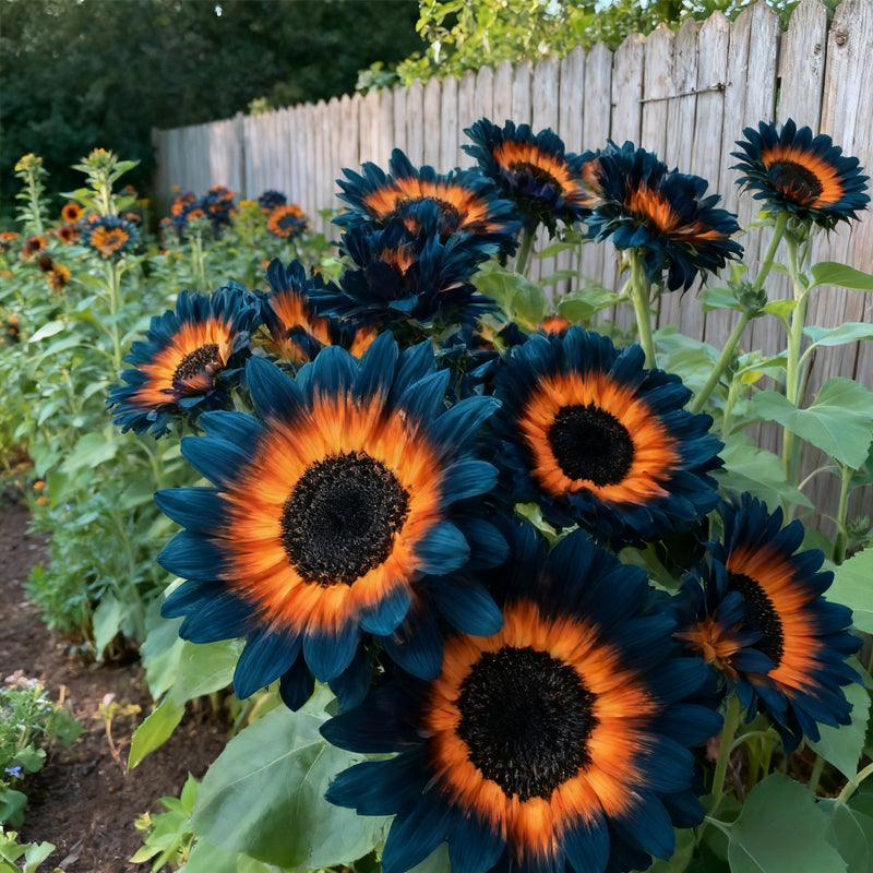 Blue Flame Sunflower Seeds + 100 Grams Organic Pot Mix Free
